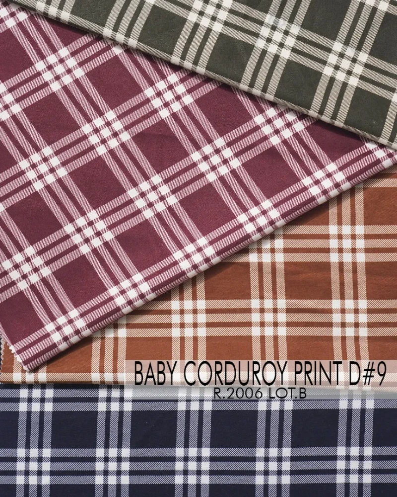 Baby Corduroy Print D#9 B