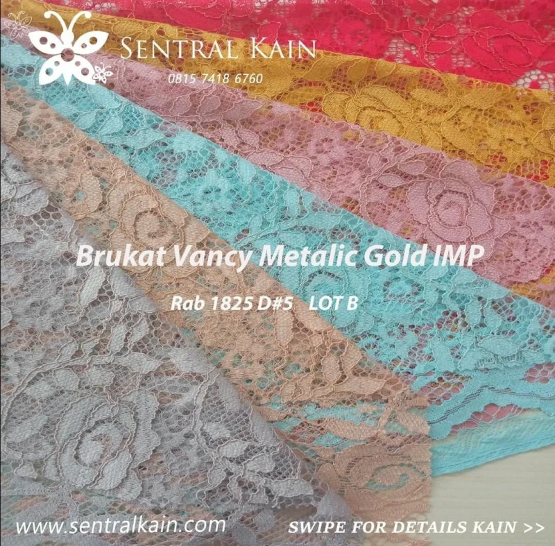 BRUKAT VANCY METALIC GOLD IMP D#5 LOT B