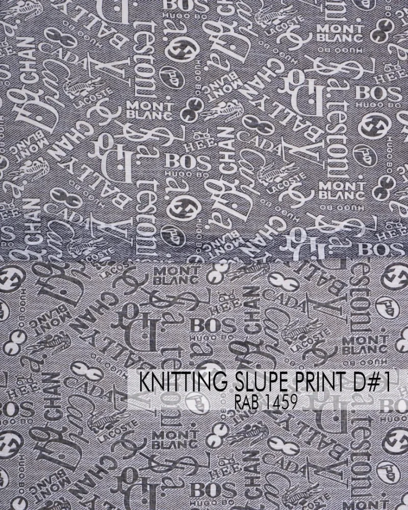 Knitting Slupe Print D#1