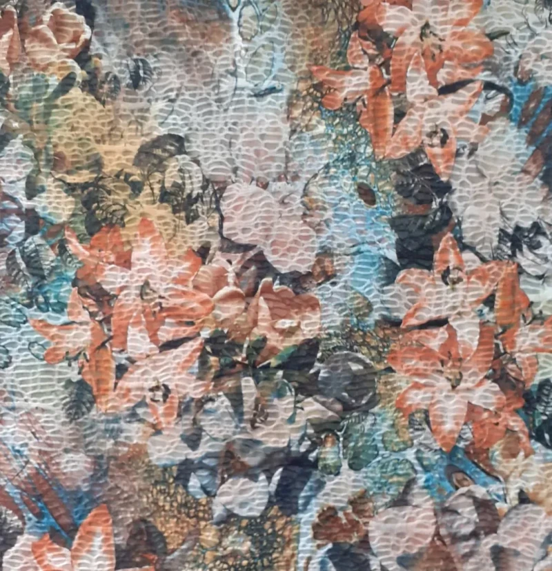 LACE CARABIAN PRINT D#7