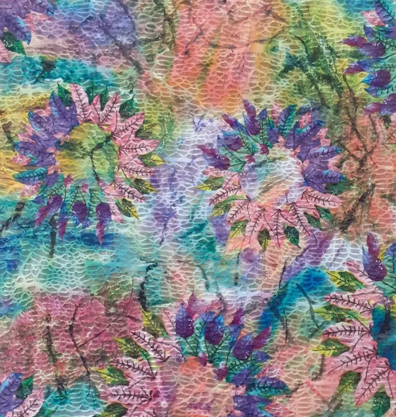 LACE CARABIAN PRINT D#9