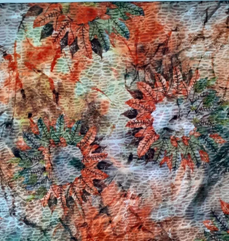 LACE CARABIAN PRINT D#9